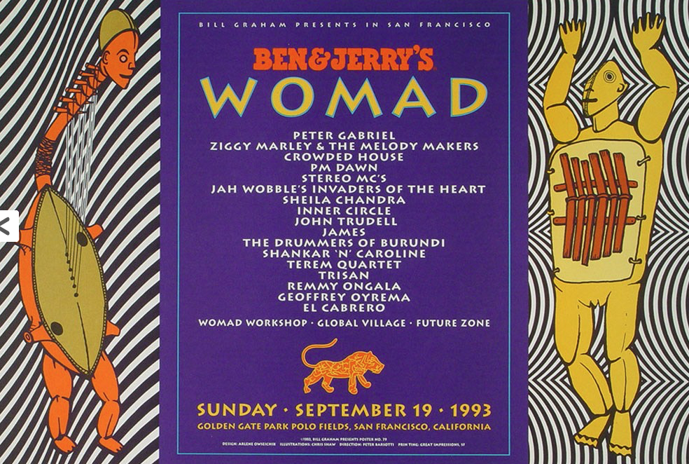 WOMAD U.S.A. 1993 - Poster