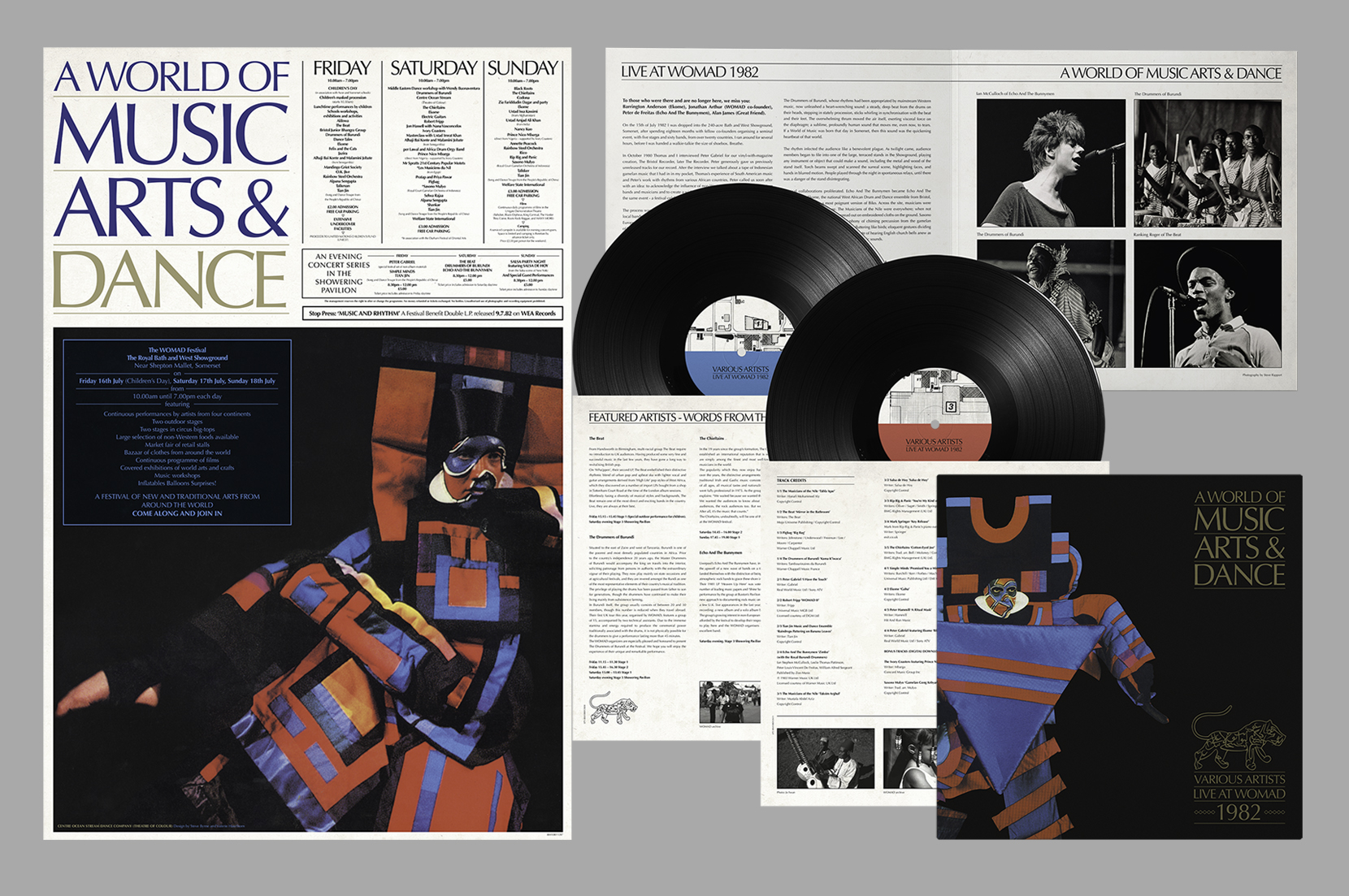 Live at WOMAD 1982 - 2LP package
