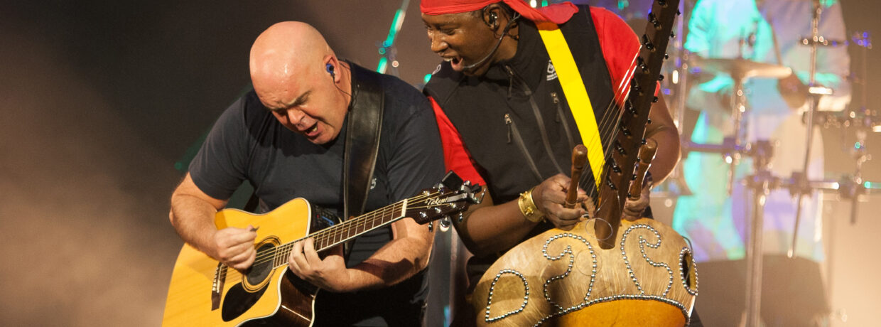 Afro Celt Sound System at The Barbican, London in 2010.